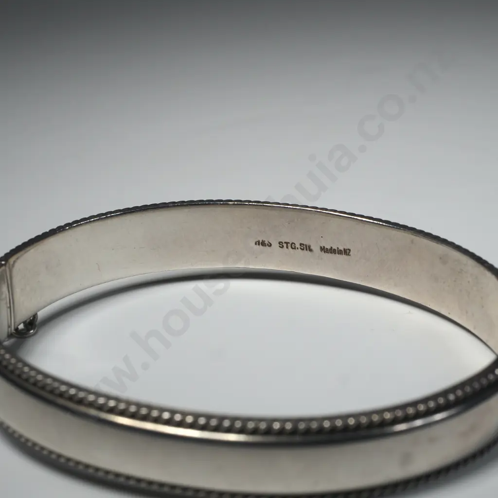 Sterling Silver Hinged Bracelet Image 1++