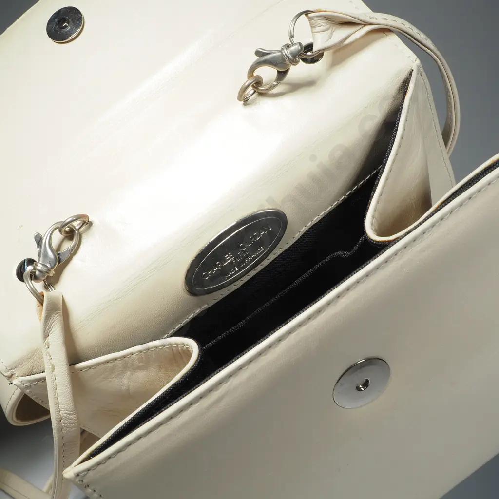 Vintage Cream  Charles Jourdan Paris Handbag  Image 1++
