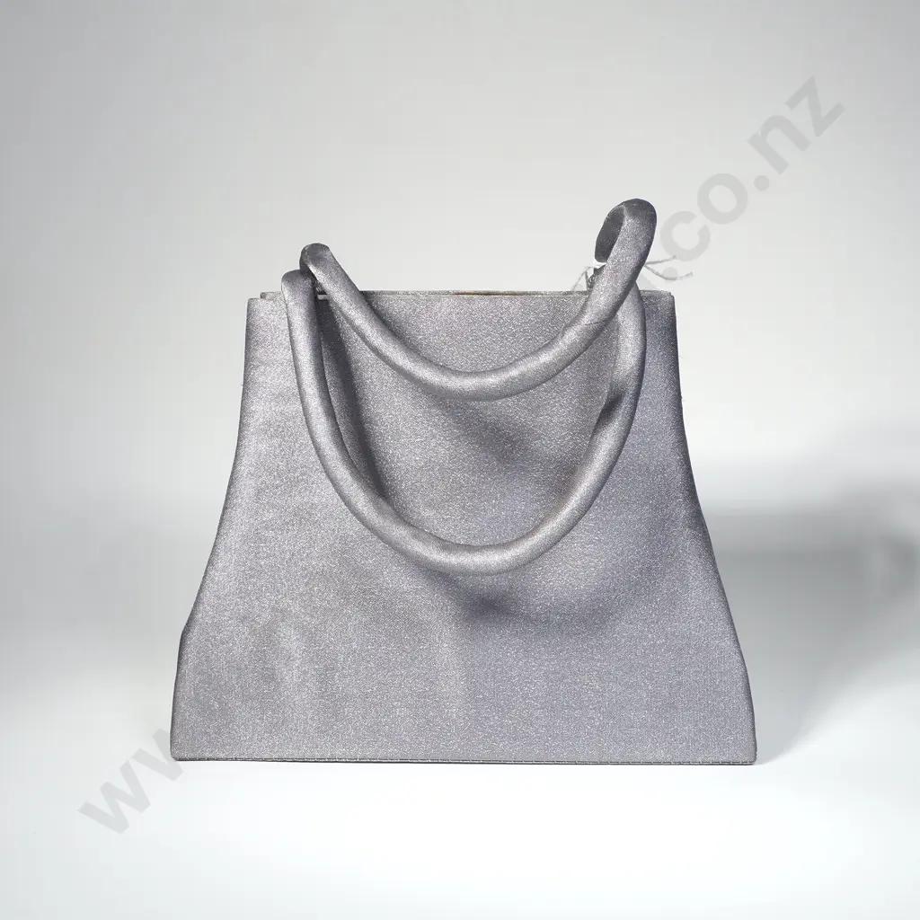 Armorni Silver Coloured Evening Bag Image 1++