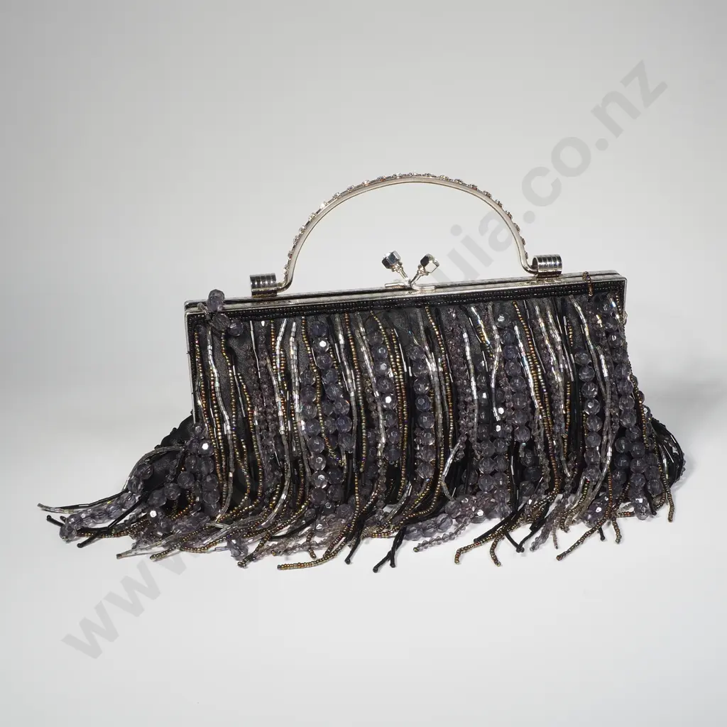 At The Walk Rose Garden Beaded Evening Bag  Image 1++