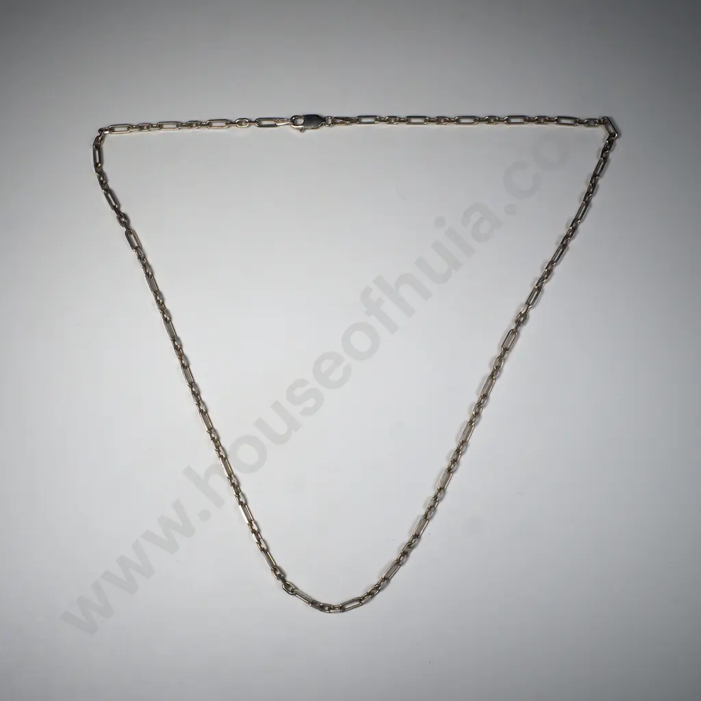 Sterling Silver Belcher Chain Necklace Image 1++