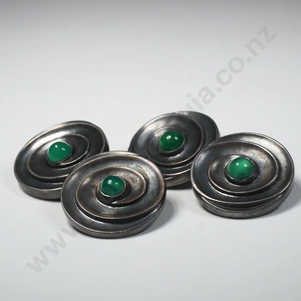 Antique Set of Four Arts & Crafts Buttons Image 1++
