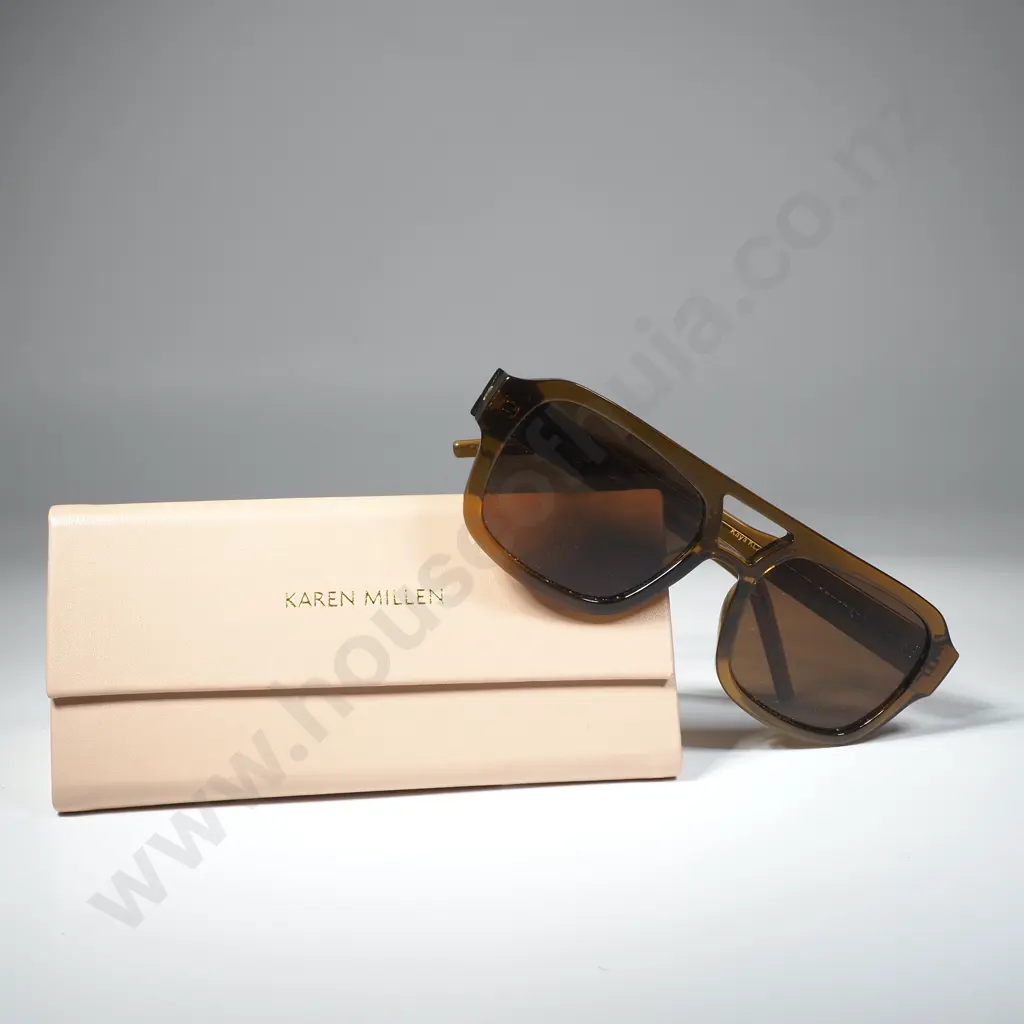 Pair of A.KJÆRBEDE Danish Design  Sunglasses in a Karen Millen Case Image 1++