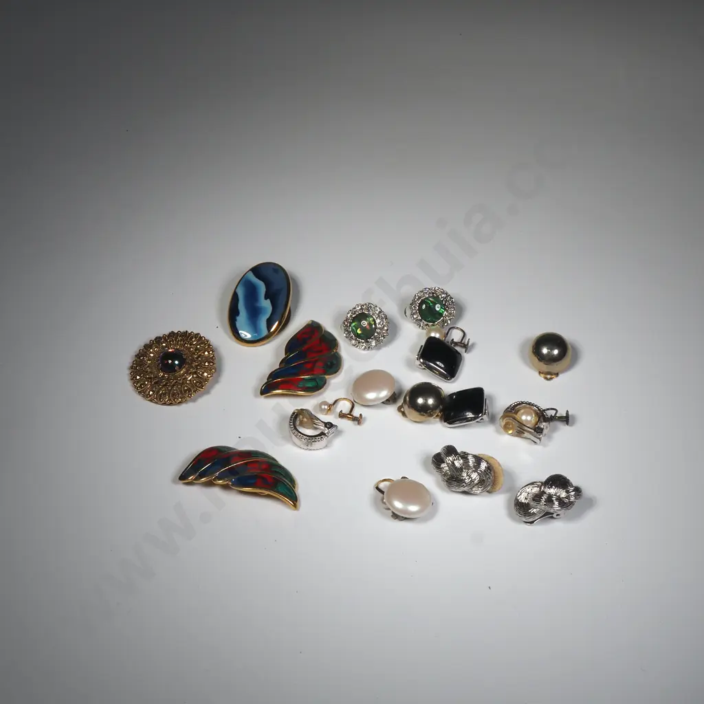 Assorted Costume Jewellery - Mainly Earrings Image 1++