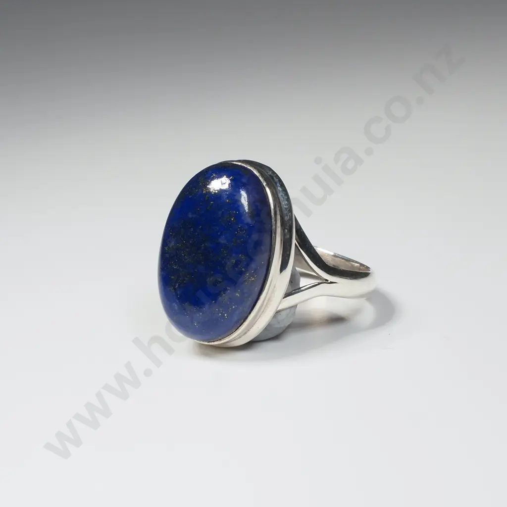 Sterling Silver Lapis Lazuli Ring Image 1++