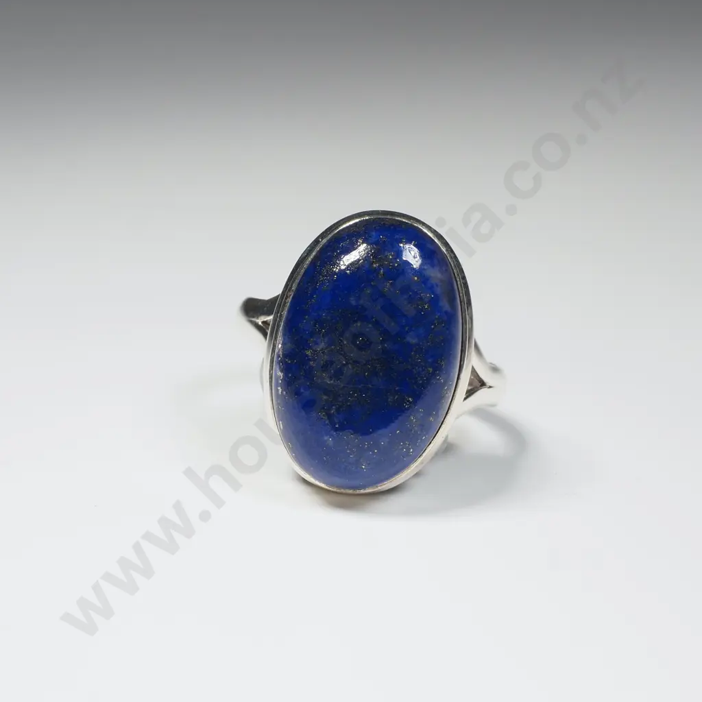Sterling Silver Lapis Lazuli Ring Image 1++