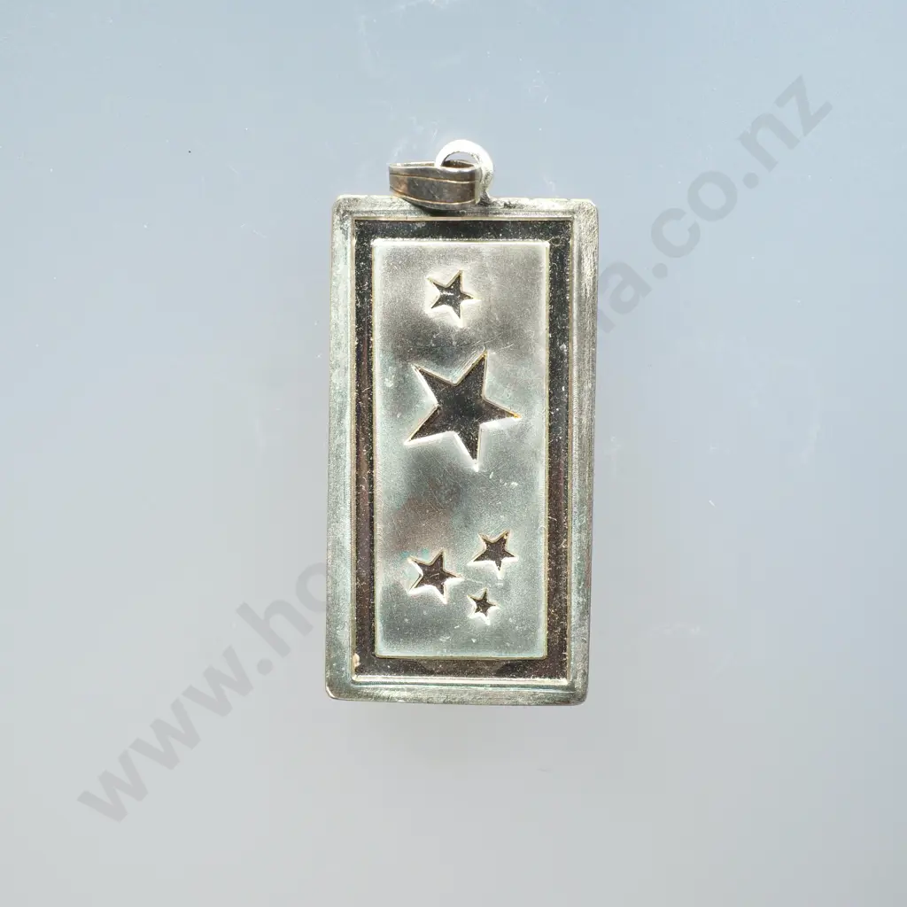 Sterling Silver Ingot Pendant w English Hallmarks Image 1++