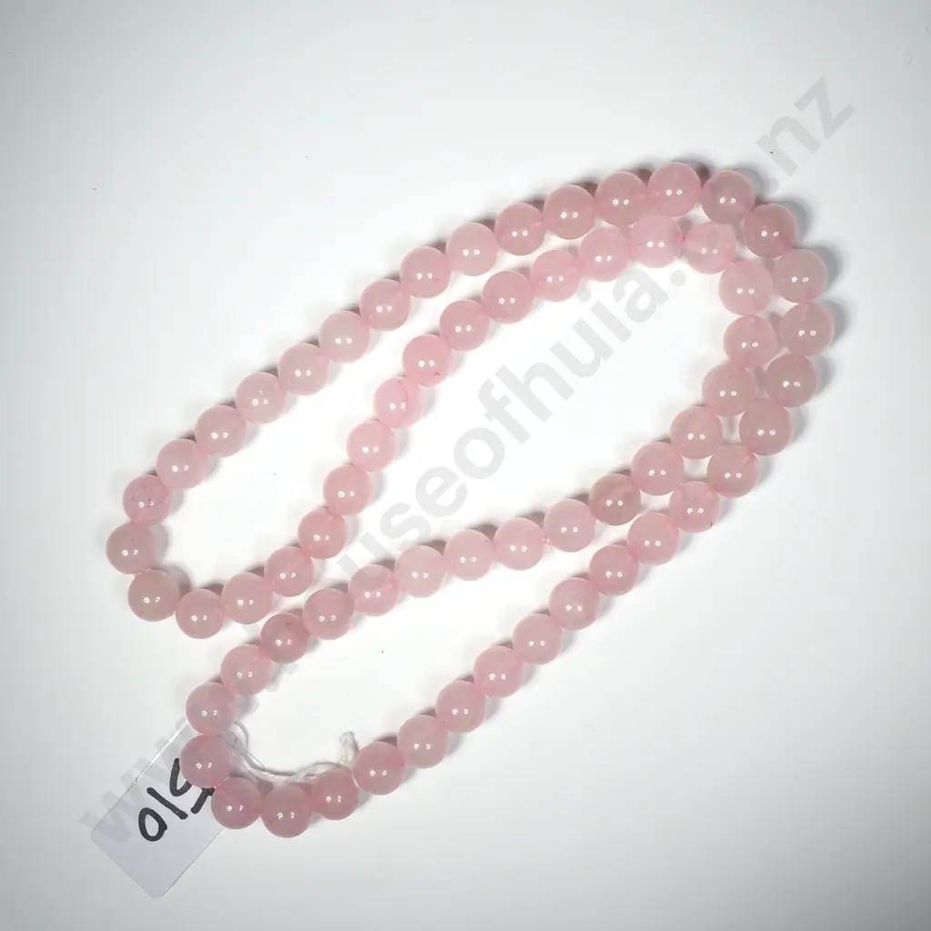 Rose Quartz Necklace Image 1++