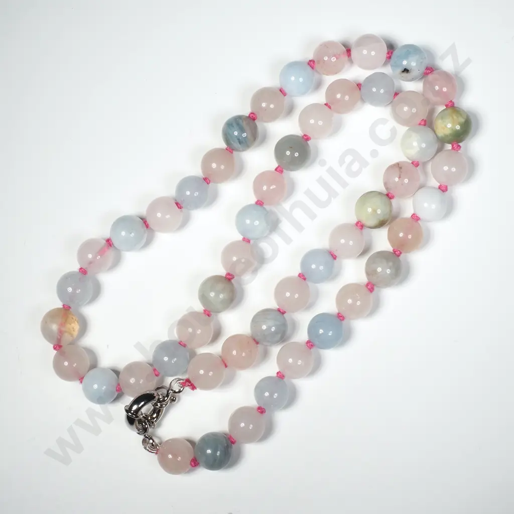 Multi-Coloured Morganite Necklace Image 1++