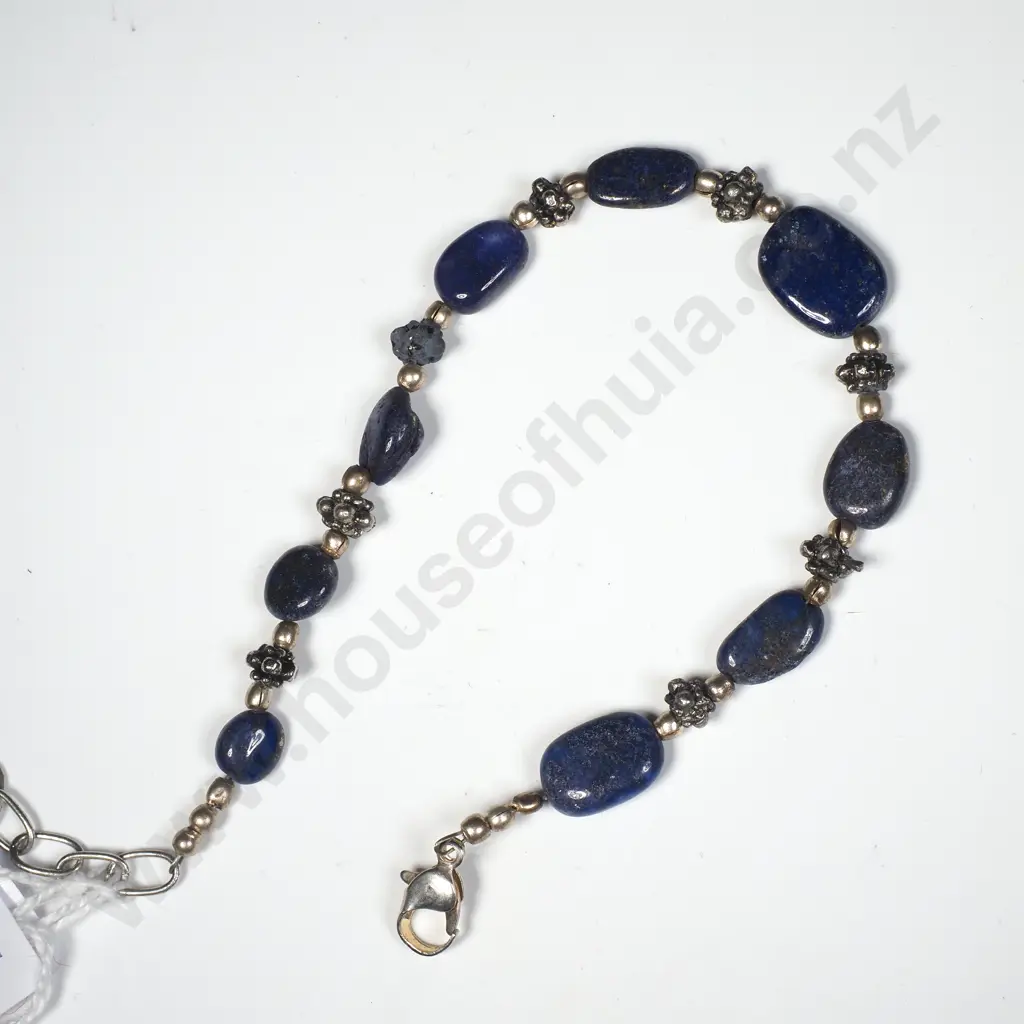Tibetan Style Lapis Lazuli Bracelet Image 1++