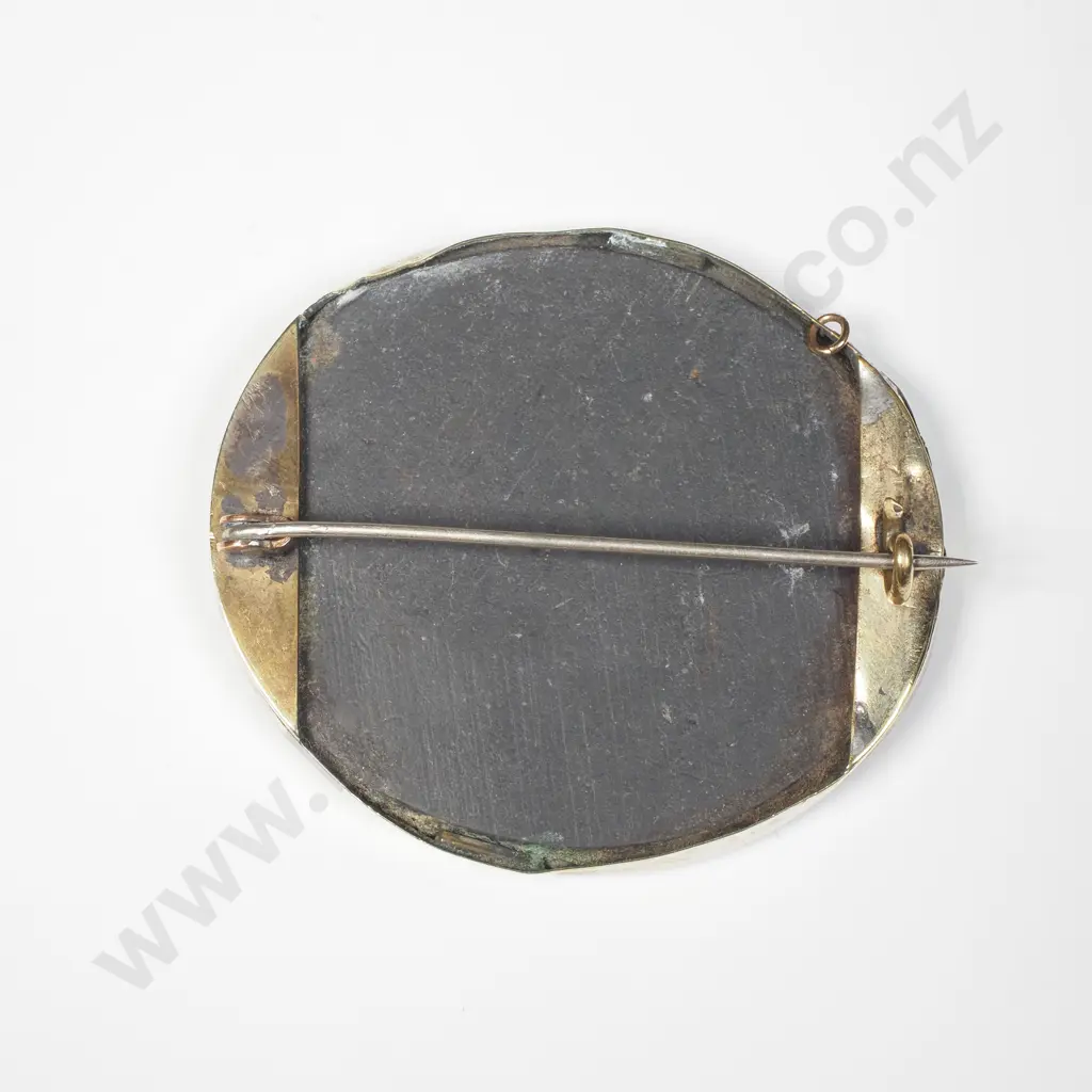 Antique Scottish Coloured Stone Brooch Image 1++