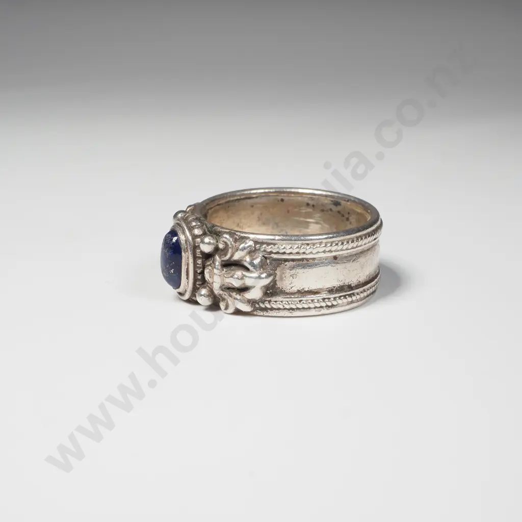 Sterling Silver Lapis Lazuli Ring Image 1++