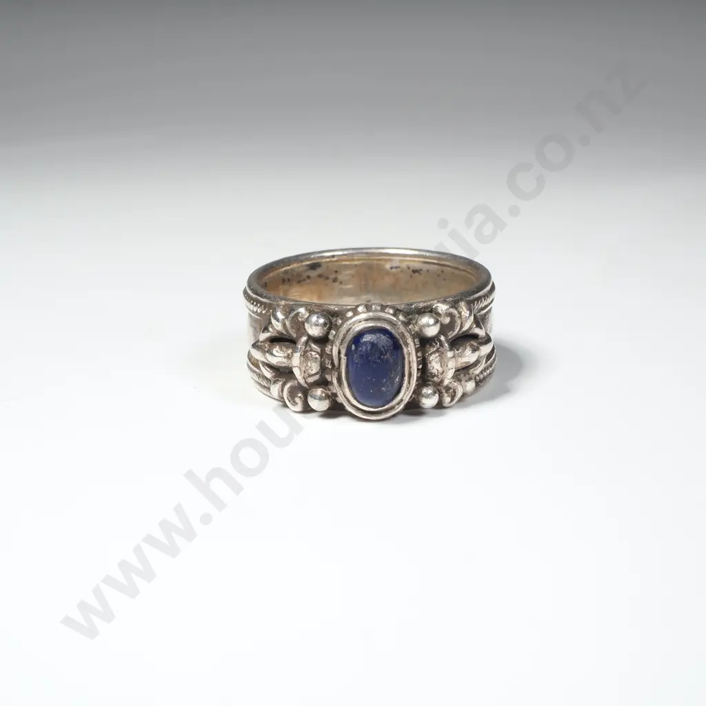Sterling Silver Lapis Lazuli Ring Image 1++