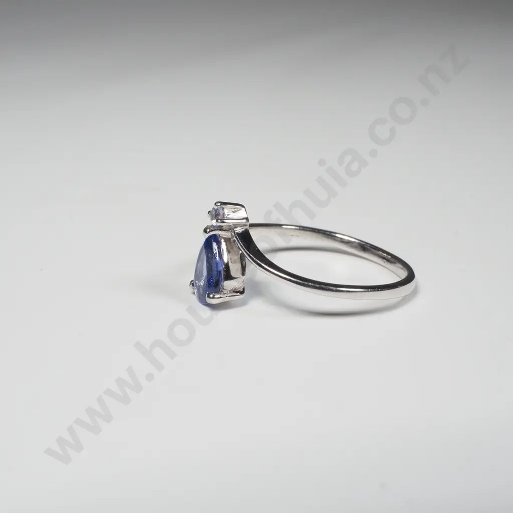 Sterling Silver Tanzanite Ring Image 1++