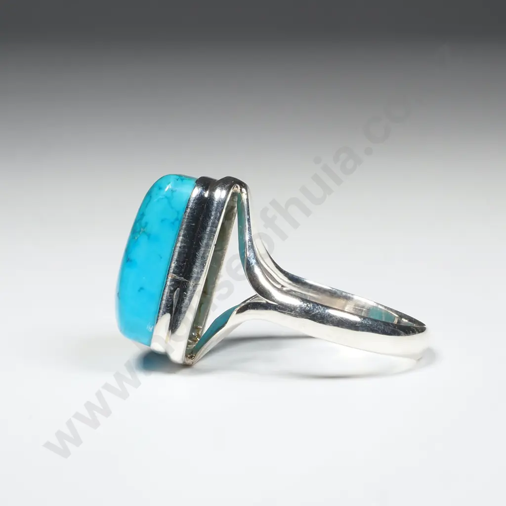 Sterling Silver Turquoise Ring Image 1++