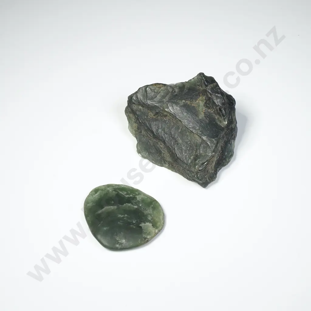 Two Pieces of Greenstone Image 1++