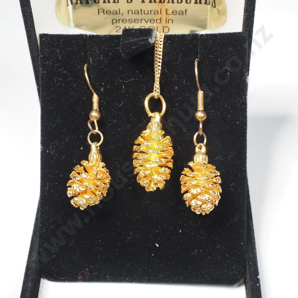 Costume Earring pendant Pinecone Set Image 1++
