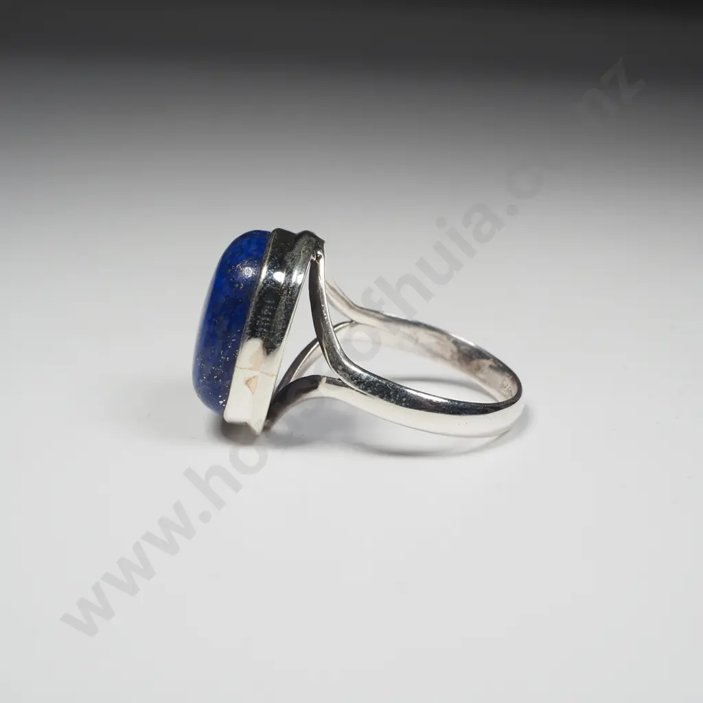 Sterling Silver Lapis Lazuli Ring Image 1++
