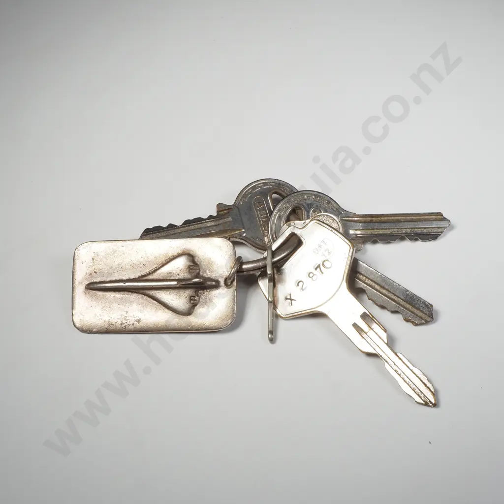Silver Plated Links of London Concorde Keyring w Keys Image 1++