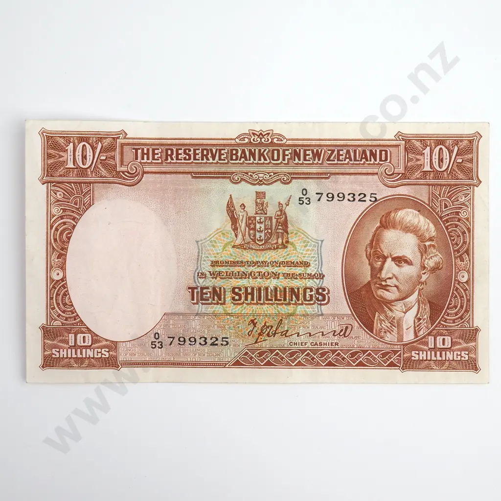 Hanna 10 Shillings Banknote, Better Grade Image 1++