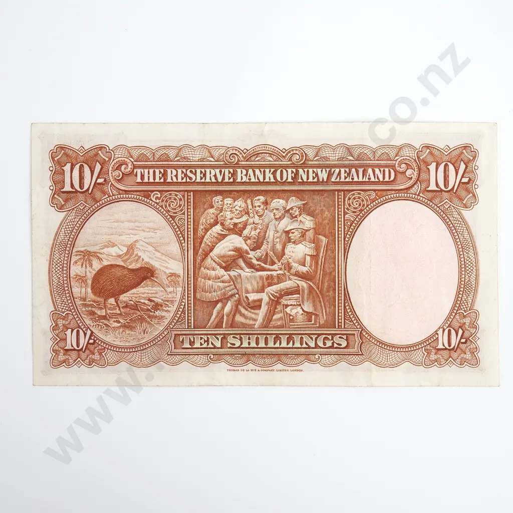 Hanna 10 Shillings Banknote, Better Grade Image 1++