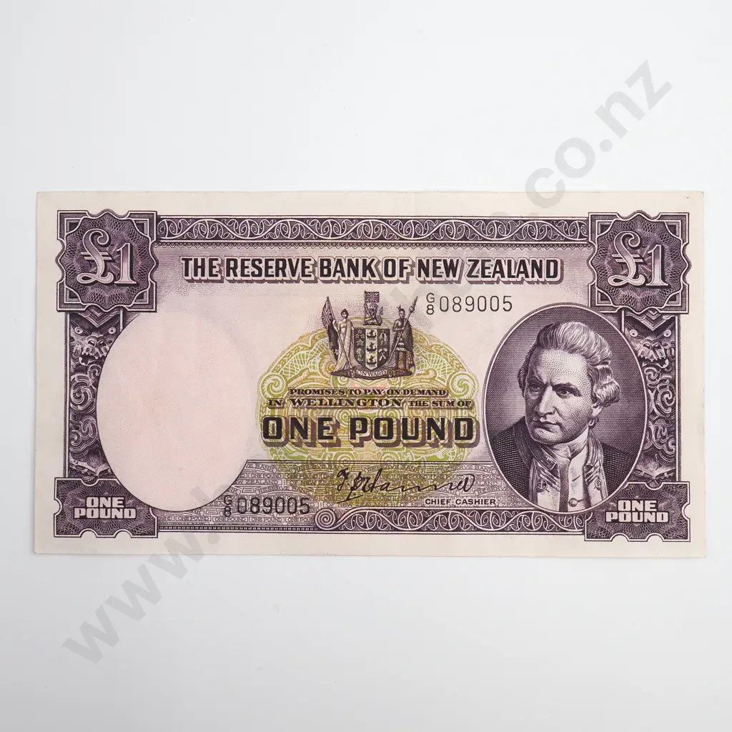 Hanna 1 Pound Banknote, Better Grade Image 1++