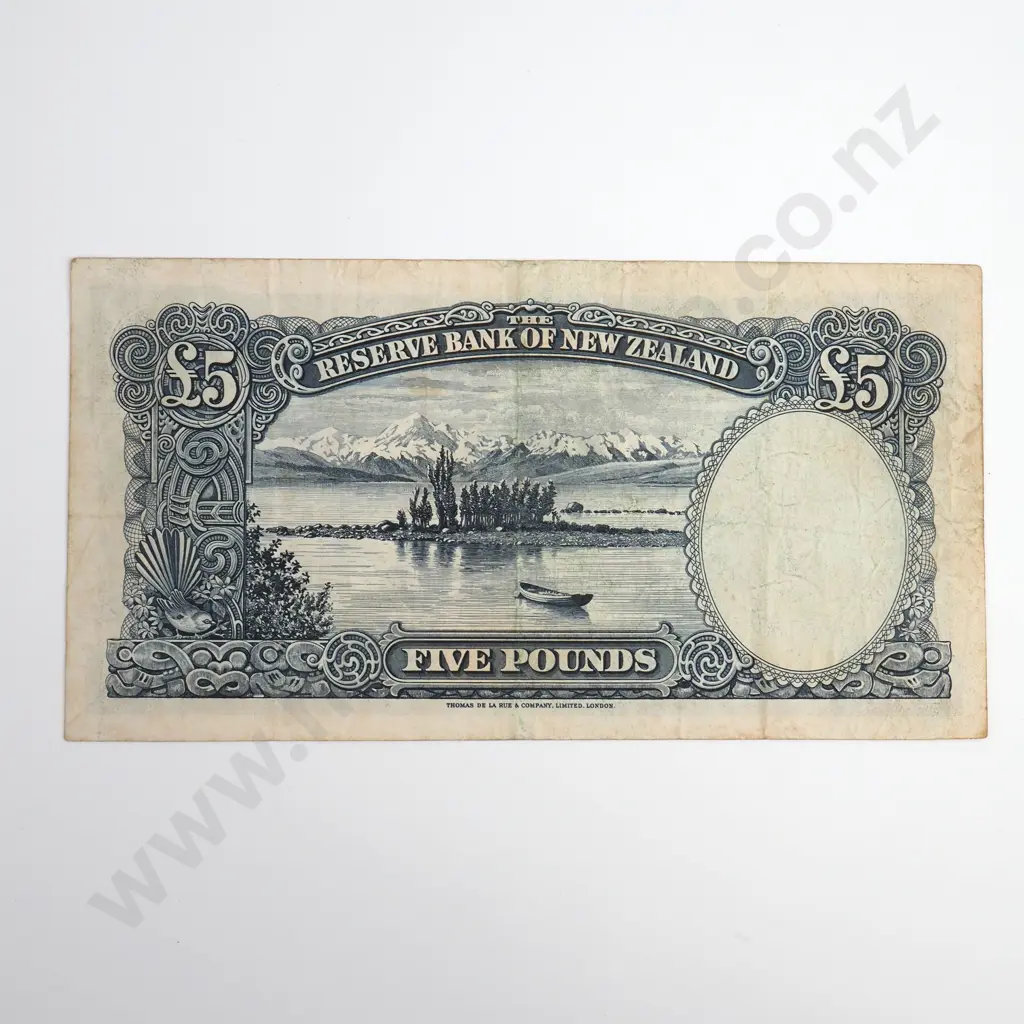 Hanna 5 Pounds Banknote, Last Prefix Image 1++