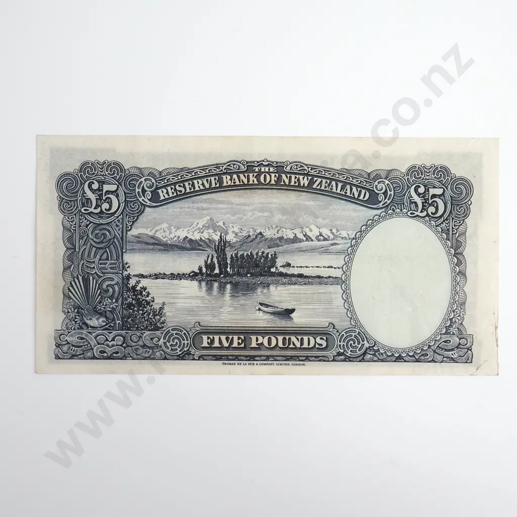 Hanna 5 Pounds Banknote, Better Grade Image 1++
