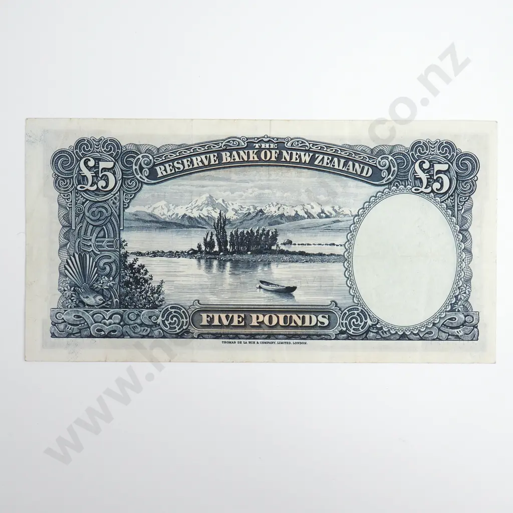 Hanna 5 Pounds Banknote, Better Grade Image 1++