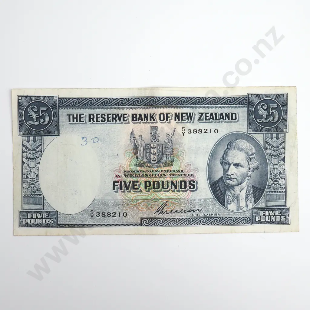 Wilson 5 Pounds Banknote Image 1++