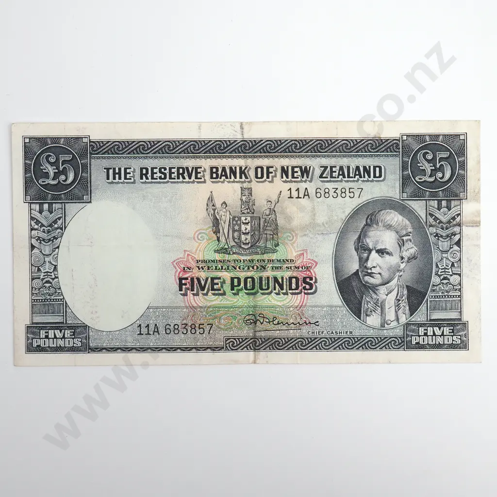 Fleming 5 Pounds Banknote Image 1++