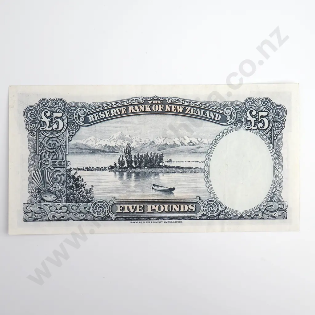 Fleming 5 Pounds Banknote, ND(1956-67), P.160c, Extremely Fine, CV $225 Image 1++