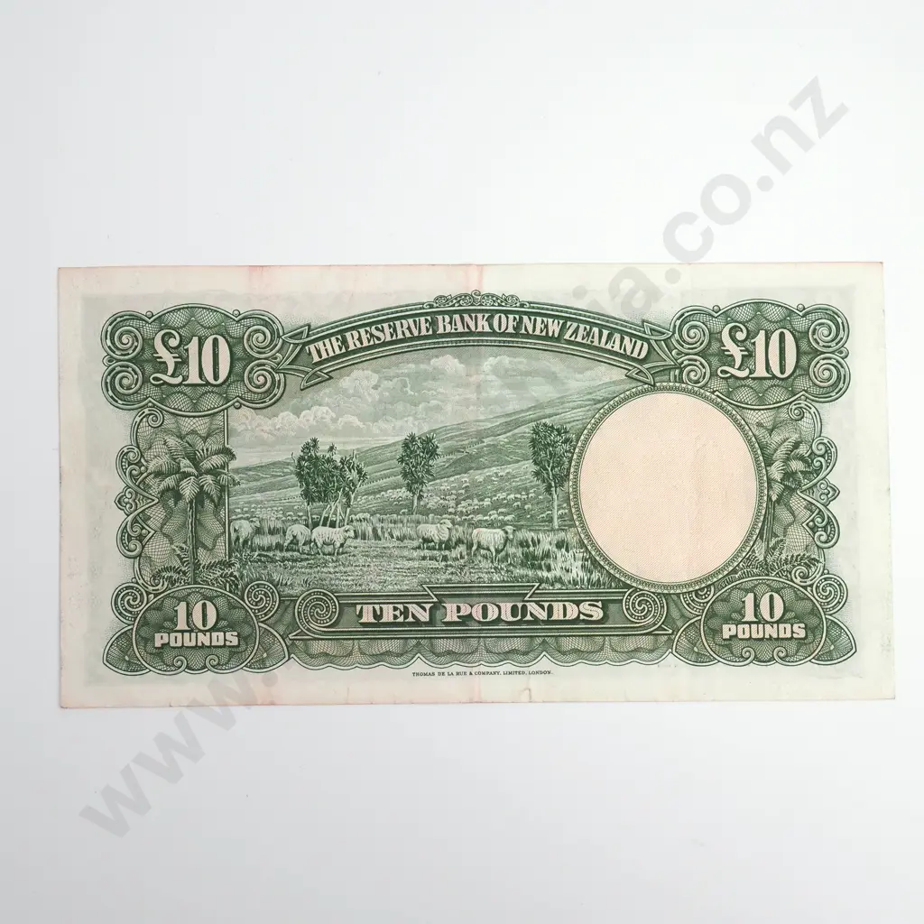 Wilson 10 Pounds Banknote, Prefix 4/F (1st Prefix), Better Grade Image 1++