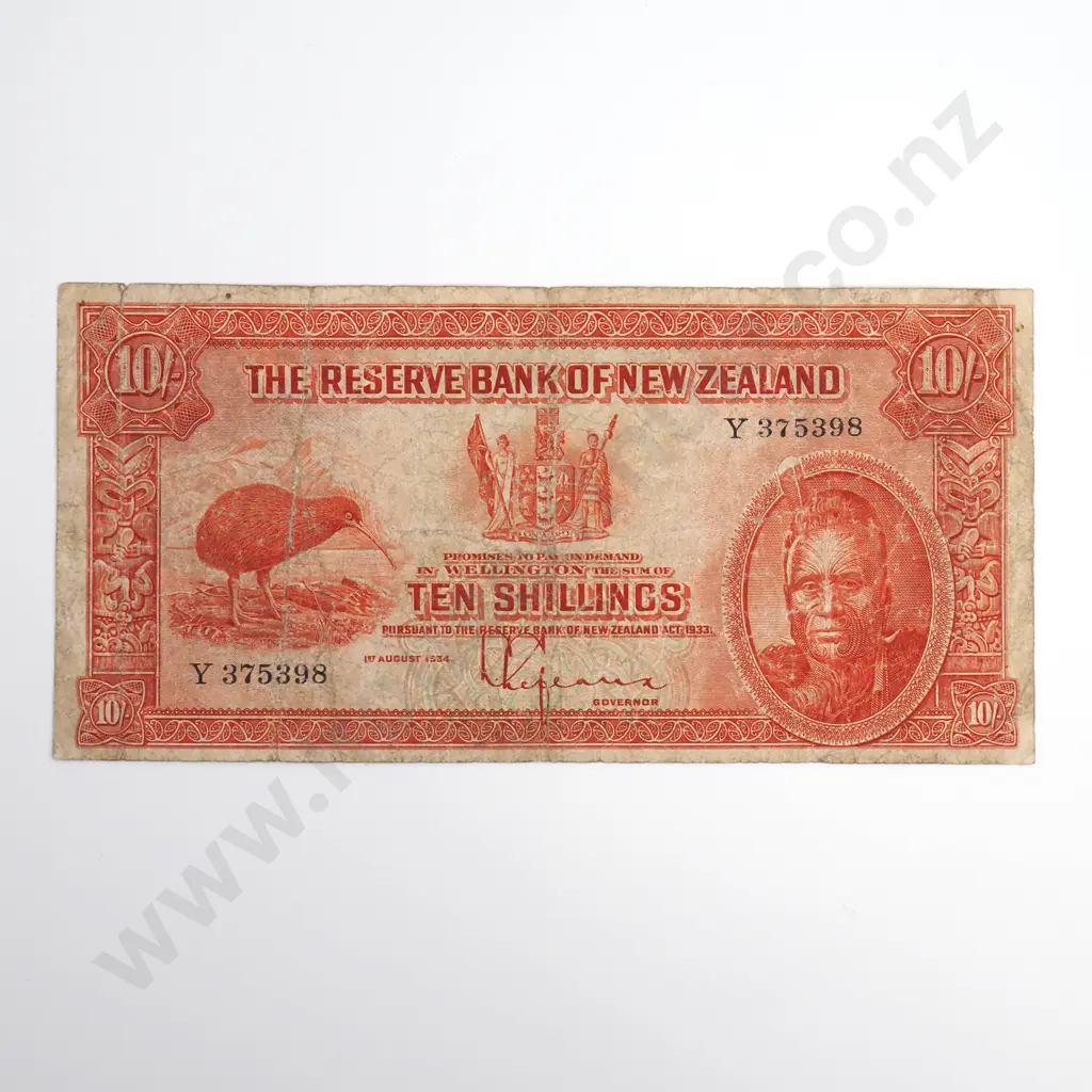 Lefeaux 10 Shillings Banknote Image 1++