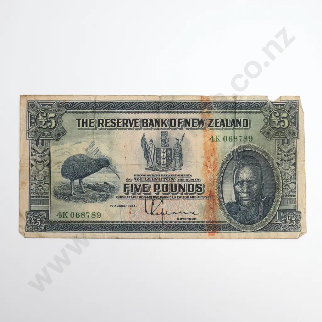 Lefeaux 5 Pounds Banknote Image 1++