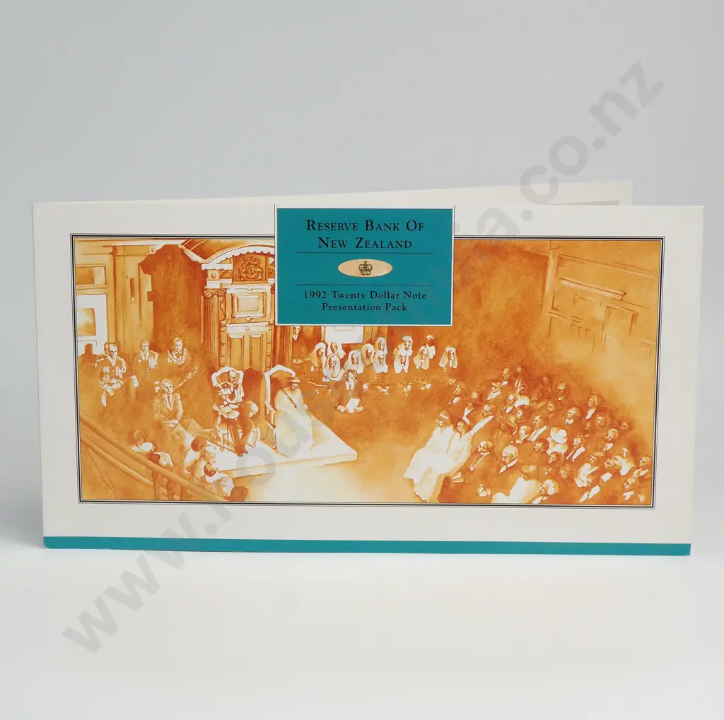 Brash Uncut Block of 4 20 Dollars Banknotes, ND(1992), P.179b, Uncirculated, Combined CV $200 Image 1++