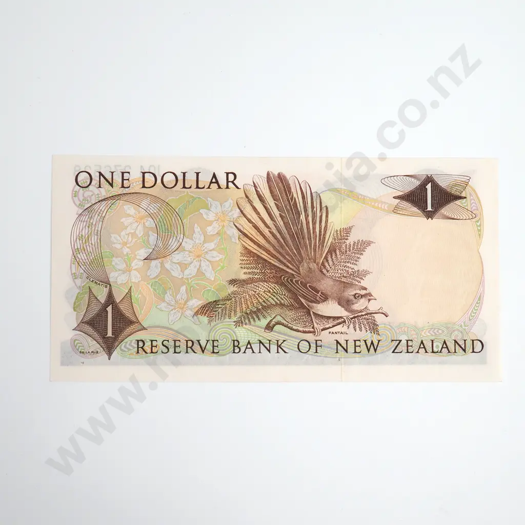 Wilks 1 Dollar Banknote, ND(1968-75), P.163b, Uncirculated, CV $125 Image 1++