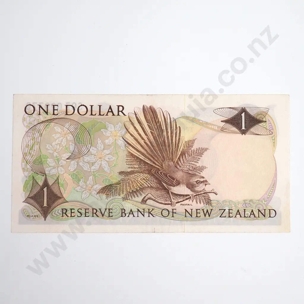 Wilks 1 Dollar Banknote, ND(1968-75), P.163b, Uncirculated, CV $125 Image 1++