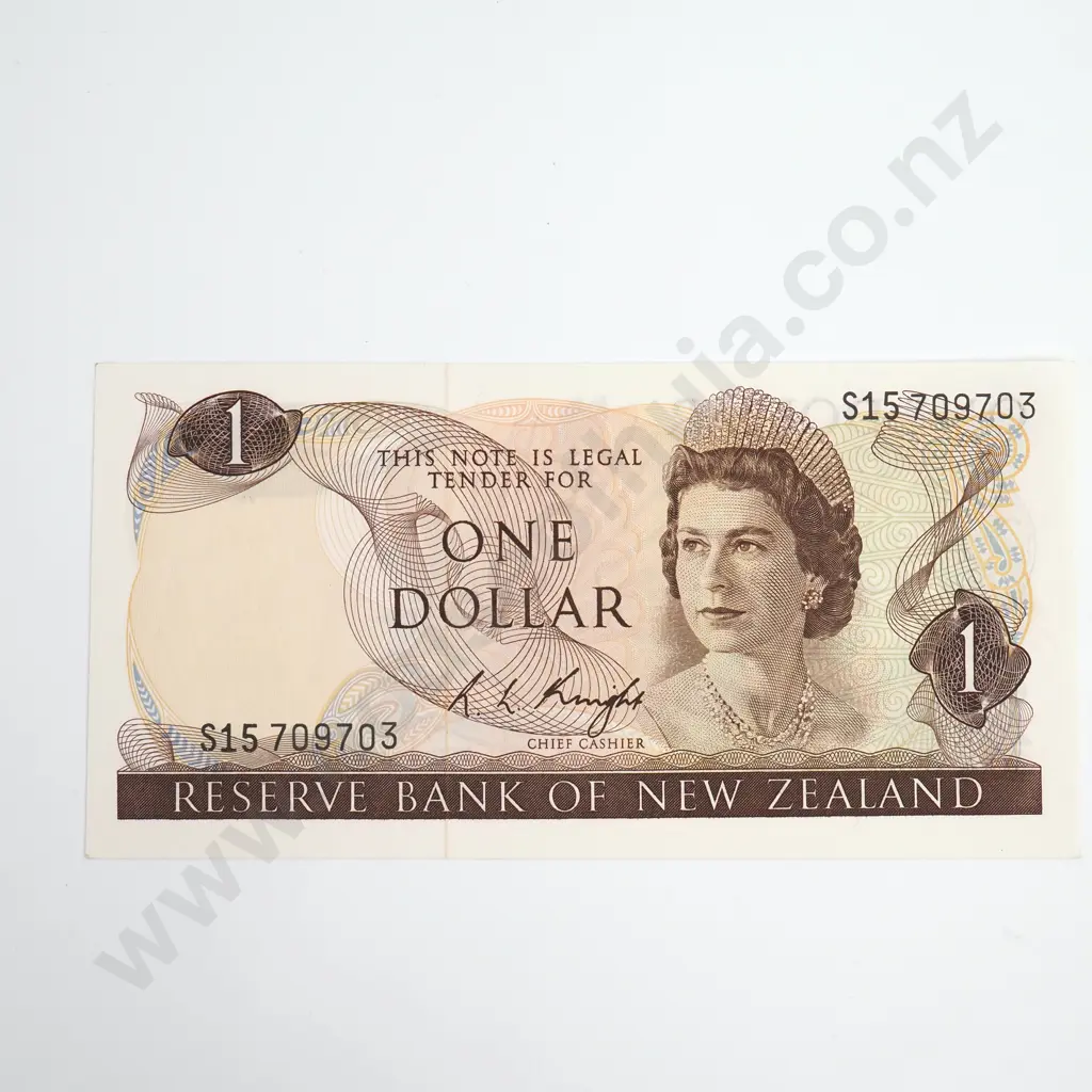 Knight 1 Dollar Banknote, Almost Uncirculated Image 1++