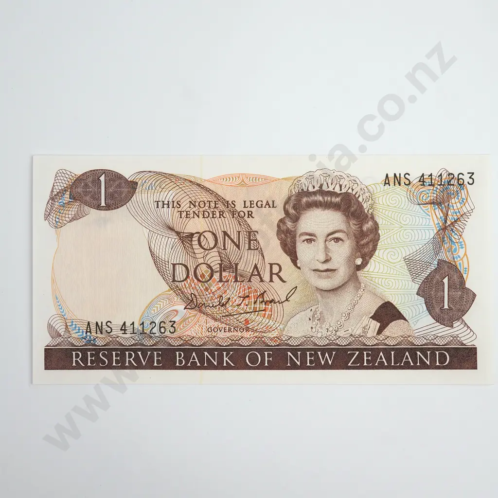 Brash 1 Dollar Banknote, Last Prefix, Almost Uncirculated Image 1++