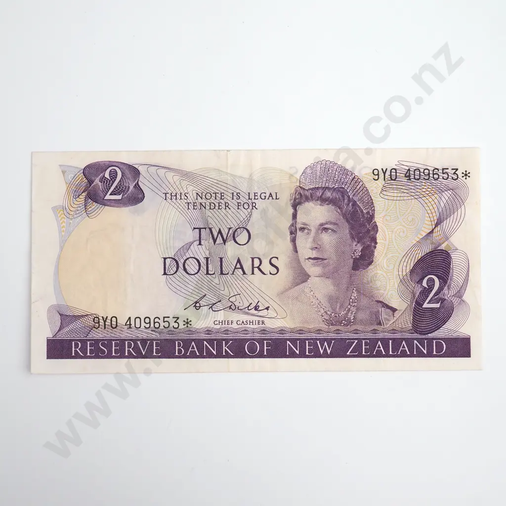 Wilks Star Note 2 Dollars Banknote, Fine, CV $200 Image 1++