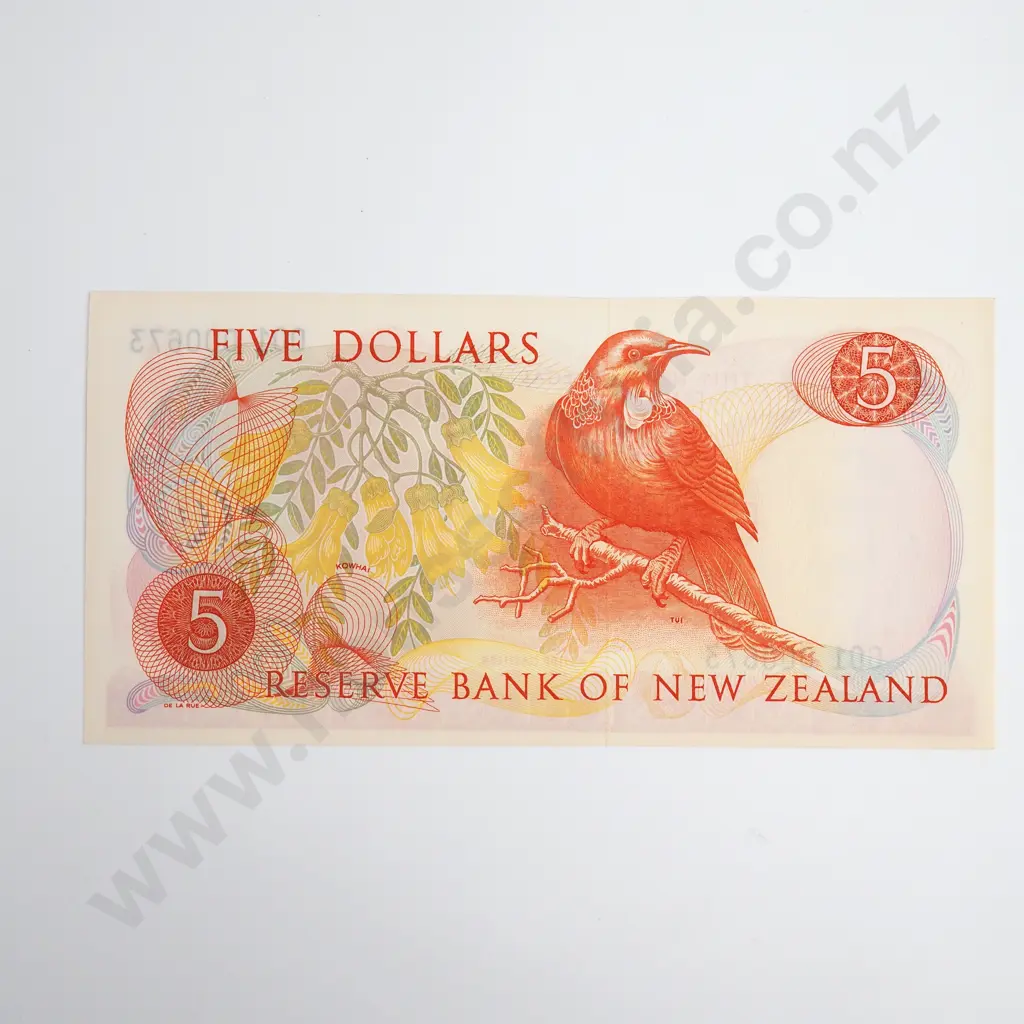 Fleming 5 Dollars Banknote, Prefix 001, Extremely Fine Image 1++