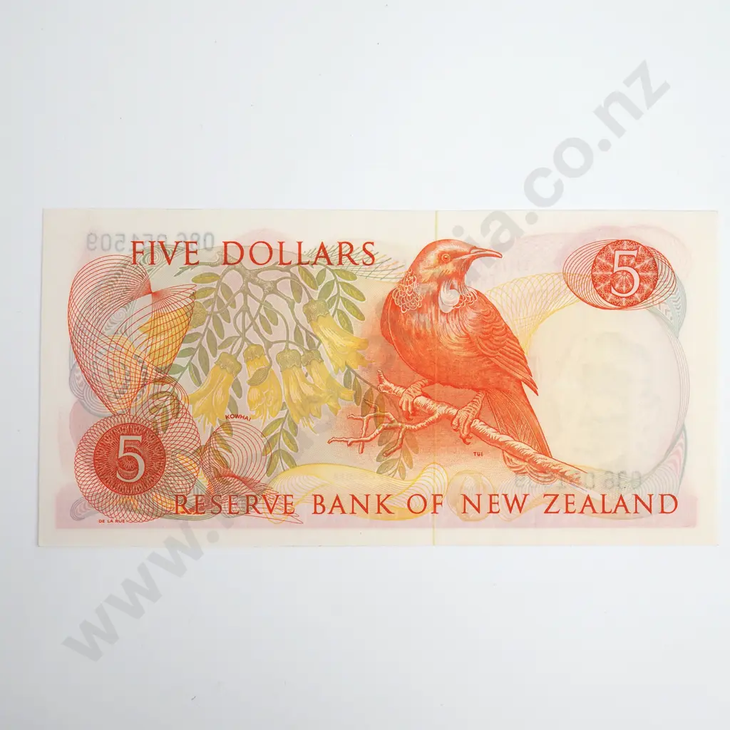 Knight 5 Dollars Banknote, Extremely Fine Image 1++