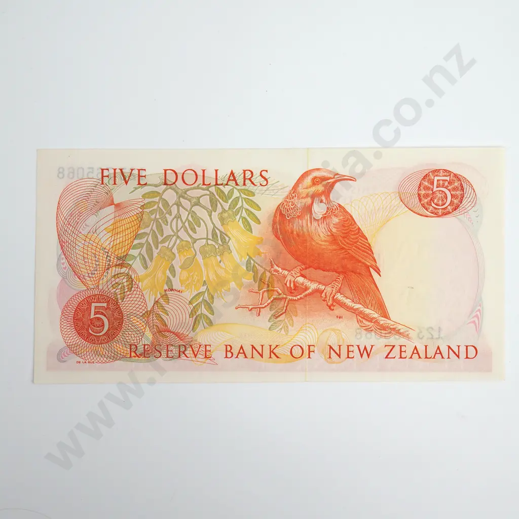 Knight 5 Dollars Banknote, ND(1975-77), P.165c, Uncirculated, CV $175 Image 1++