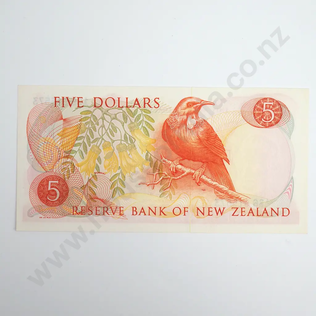 Hardie Type I 5 Dollars Banknote, Almost Uncirculated Image 1++