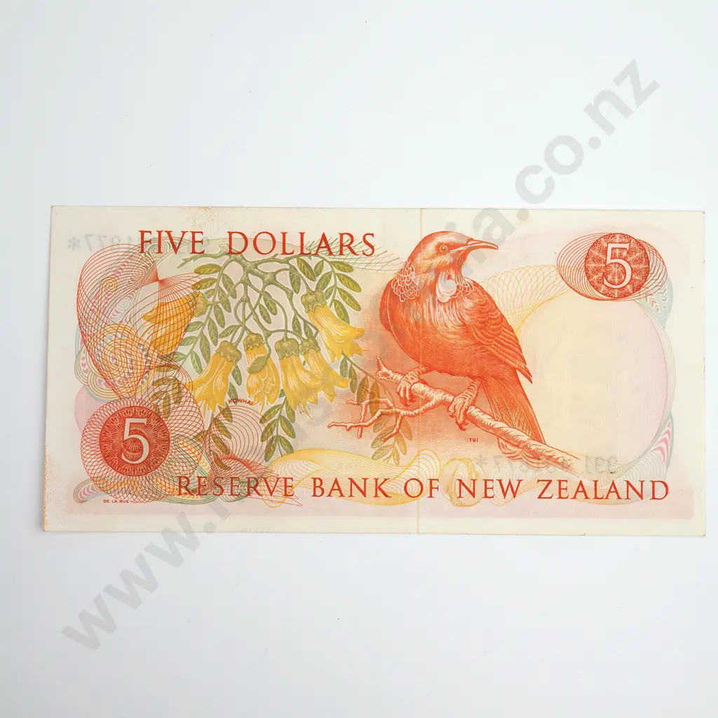 Knight Star Note 5 Dollars Banknote, Almost Uncirculated Image 1++