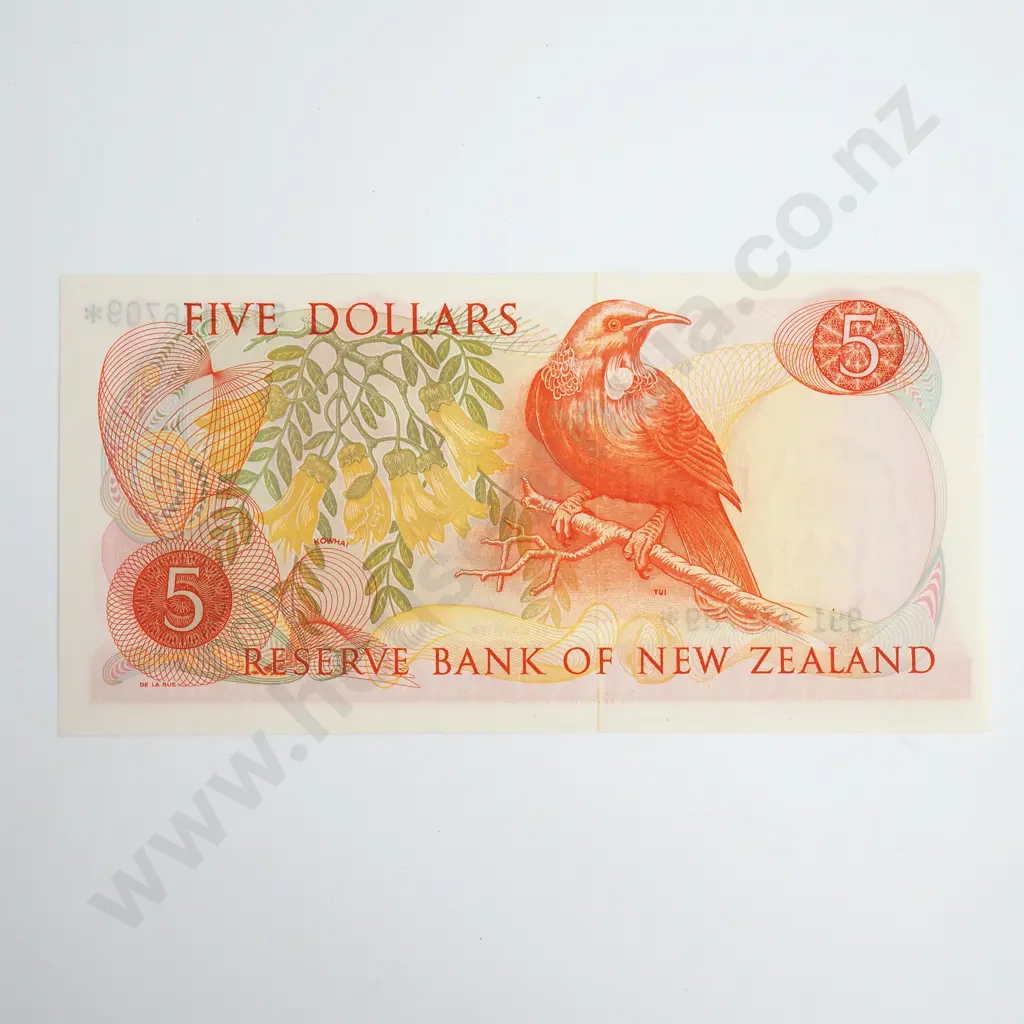 Knight Star Note 5 Dollars Banknote, Almost Uncirculated Image 1++