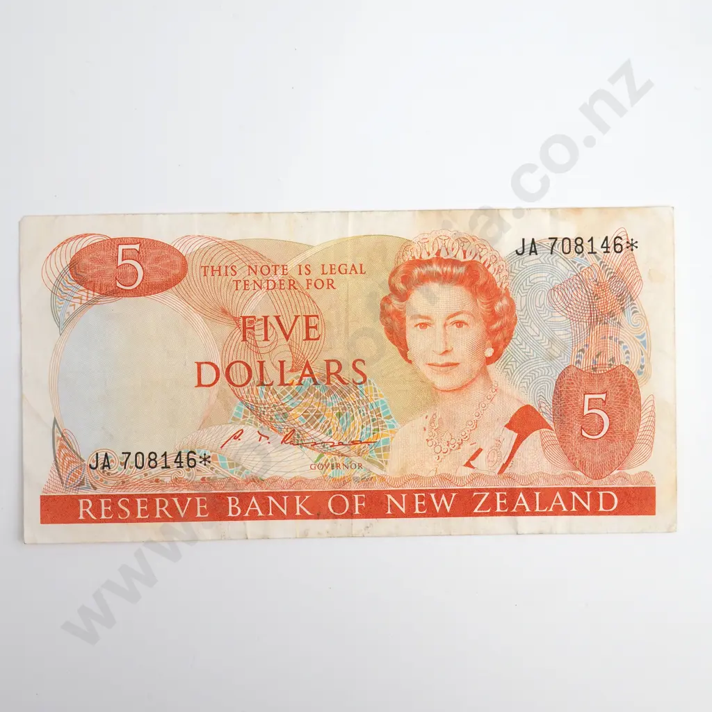 Russell Star Note 5 Dollars Banknote Image 1++