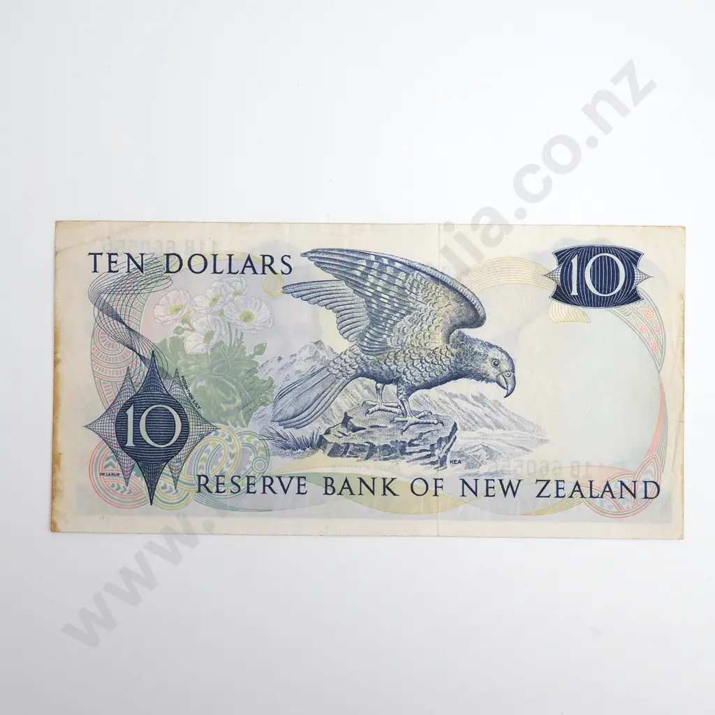 Wilks 10 Dollars Banknote, Error, ND(1968-75), P.166b, Fine, CV $400 Image 1++