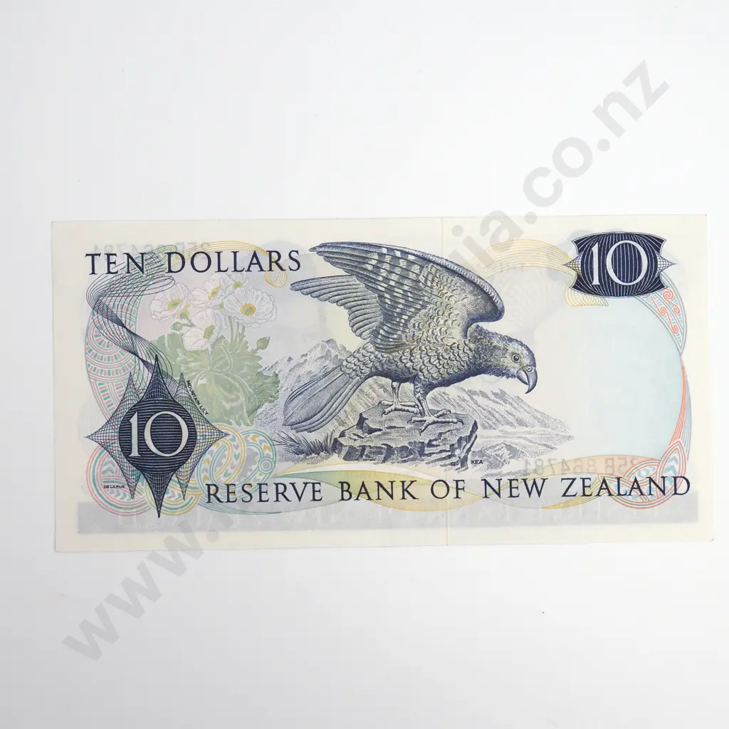 Knight 10 Dollars Banknote, ND(1975-77), P.166c, Almost Uncirculated, CV $175 Image 1++